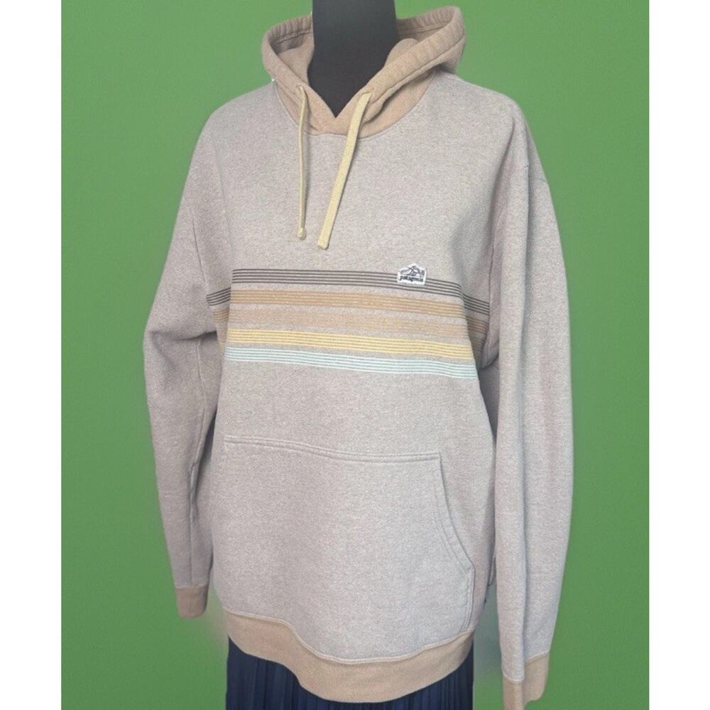 Patagonia Uprisal Striped Pullover Hoodie | Eco Friendly | Oversized | Gorpcore